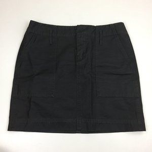 MADEWELL Coated Twill Denim Large Pockets Skirt